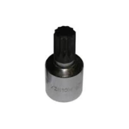 Vim Tools 0.5 in. 10 mm Hex Bit, Square Drive VIM-HM-10MM